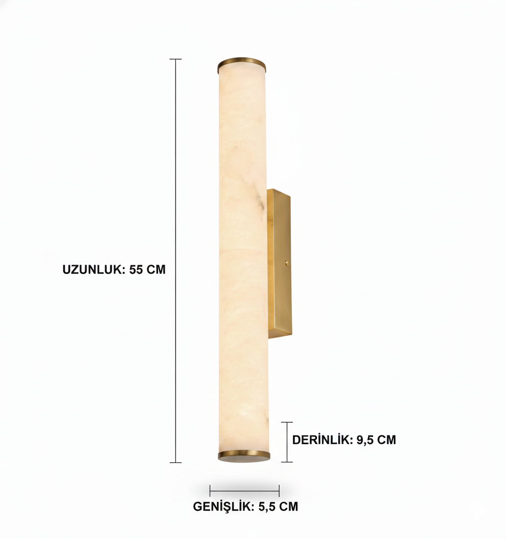 Liora Tube Mermer Aplik