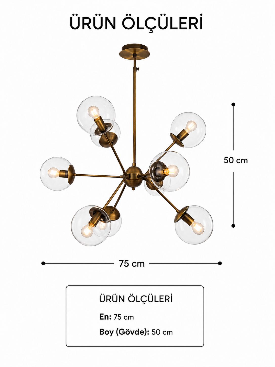 Orbit 9 Kollu Avize