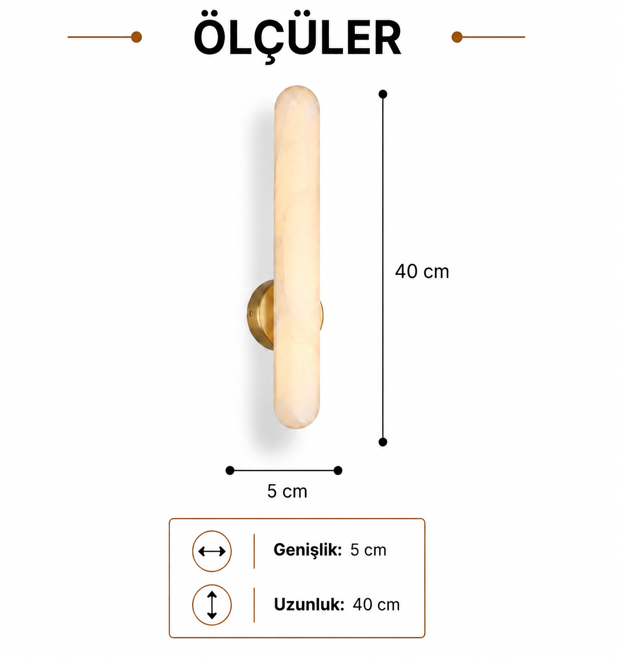 Auriiel Mermer Aplik