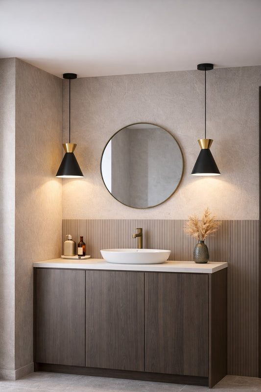 Aria Tekli Siyah Sıvama Sarkıt