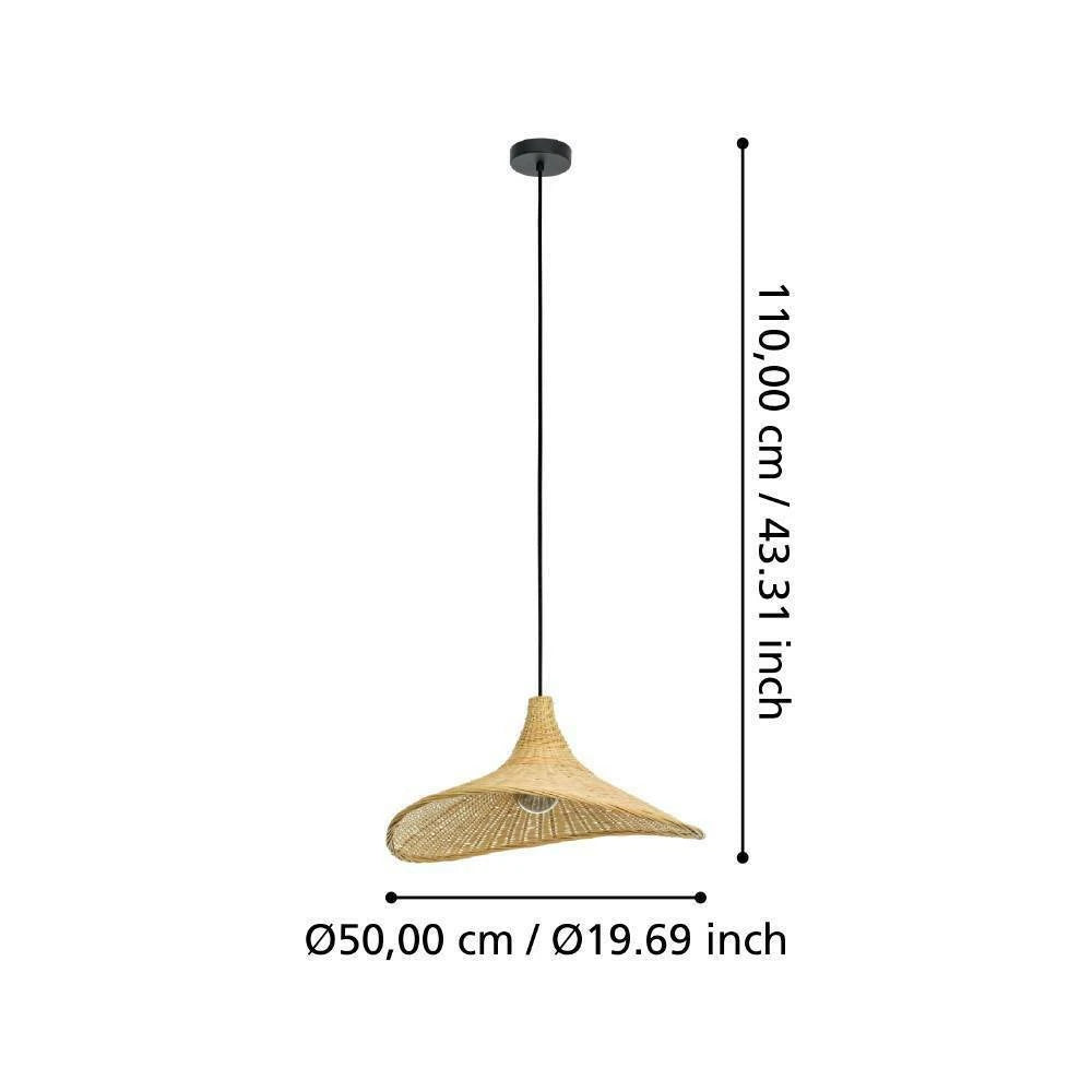 Haxey 50 Cm Siyah Sarkıt