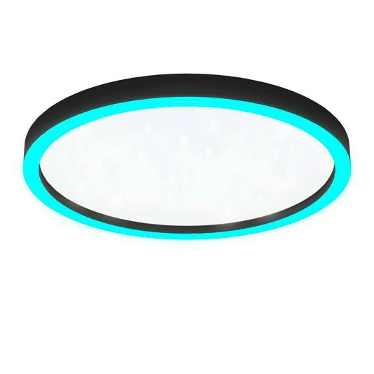 Montemorelos 57 Cm Siyah Tavan Armatürü RGB
