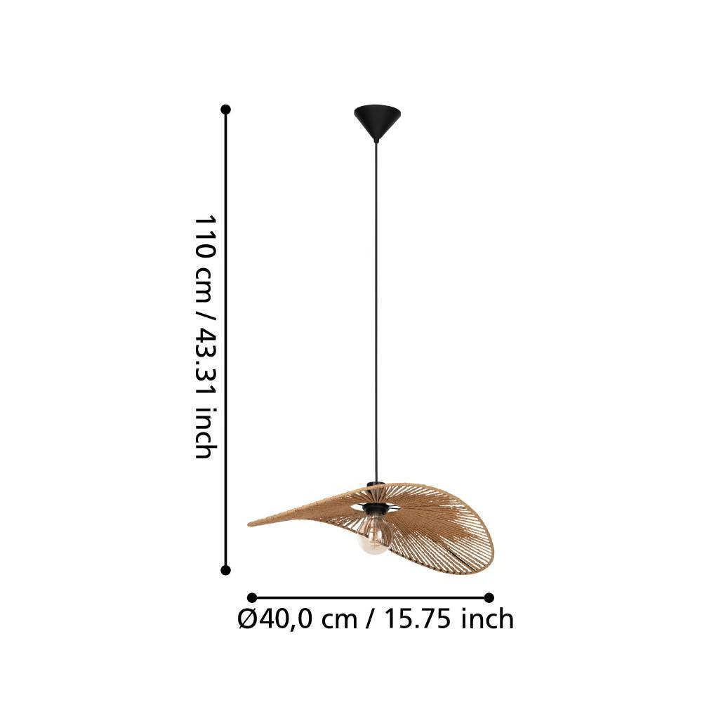 Siruela 56 Cm Siyah Sarkıt
