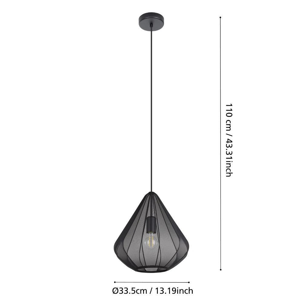 Dolwen 33,5 Cm Siyah Sarkıt