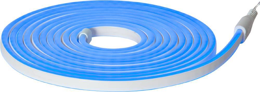 FLATNEONLED 500 Cm Uzunluğunda Dış Mekan Bahçe Aydınlatması Ağaç Mavi Led Şerit Ip44