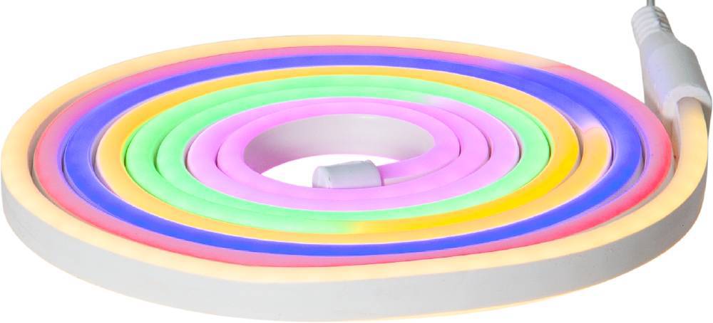 FLATNEONLED 300 Cm Uzunluğunda Dış Mekan Bahçe Aydınlatması Ağaç Renkli Led Şerit Ip44