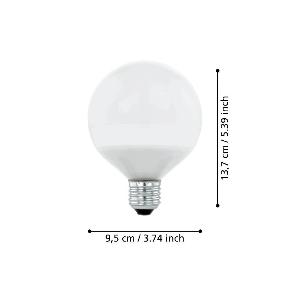 27-Led-G95 Ampul 1X8,8W Opal 3000K 1200 Lümen