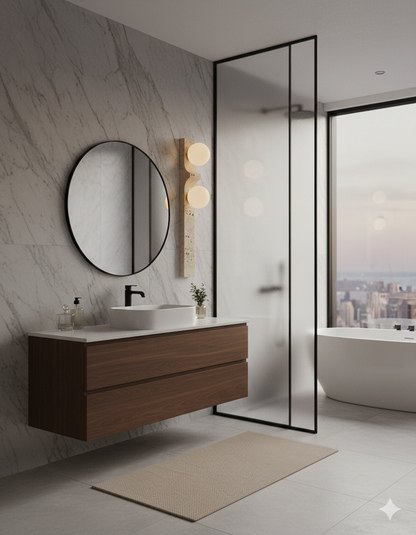 Caldera Tall Traverten İkili Aplik