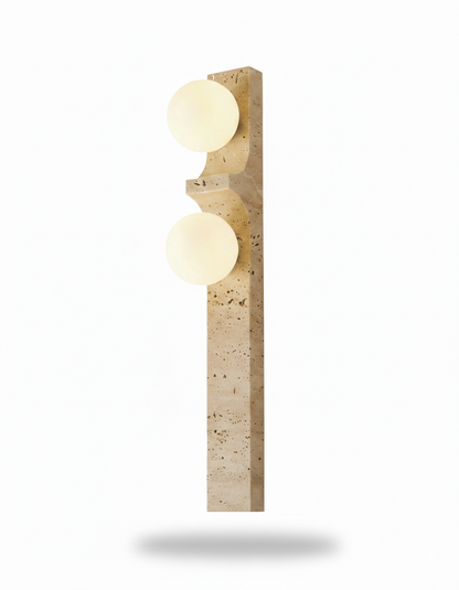 Caldera Tall Traverten İkili Aplik