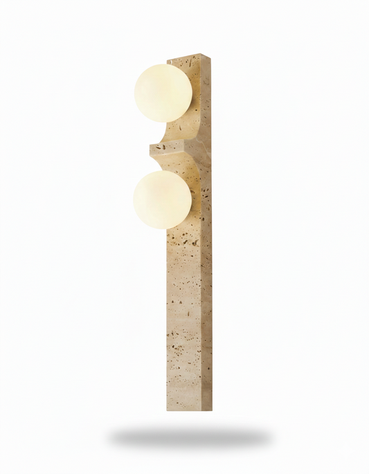 Caldera Tall Traverten İkili Aplik