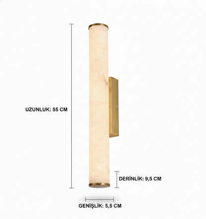 Liora Tube Mermer Aplik