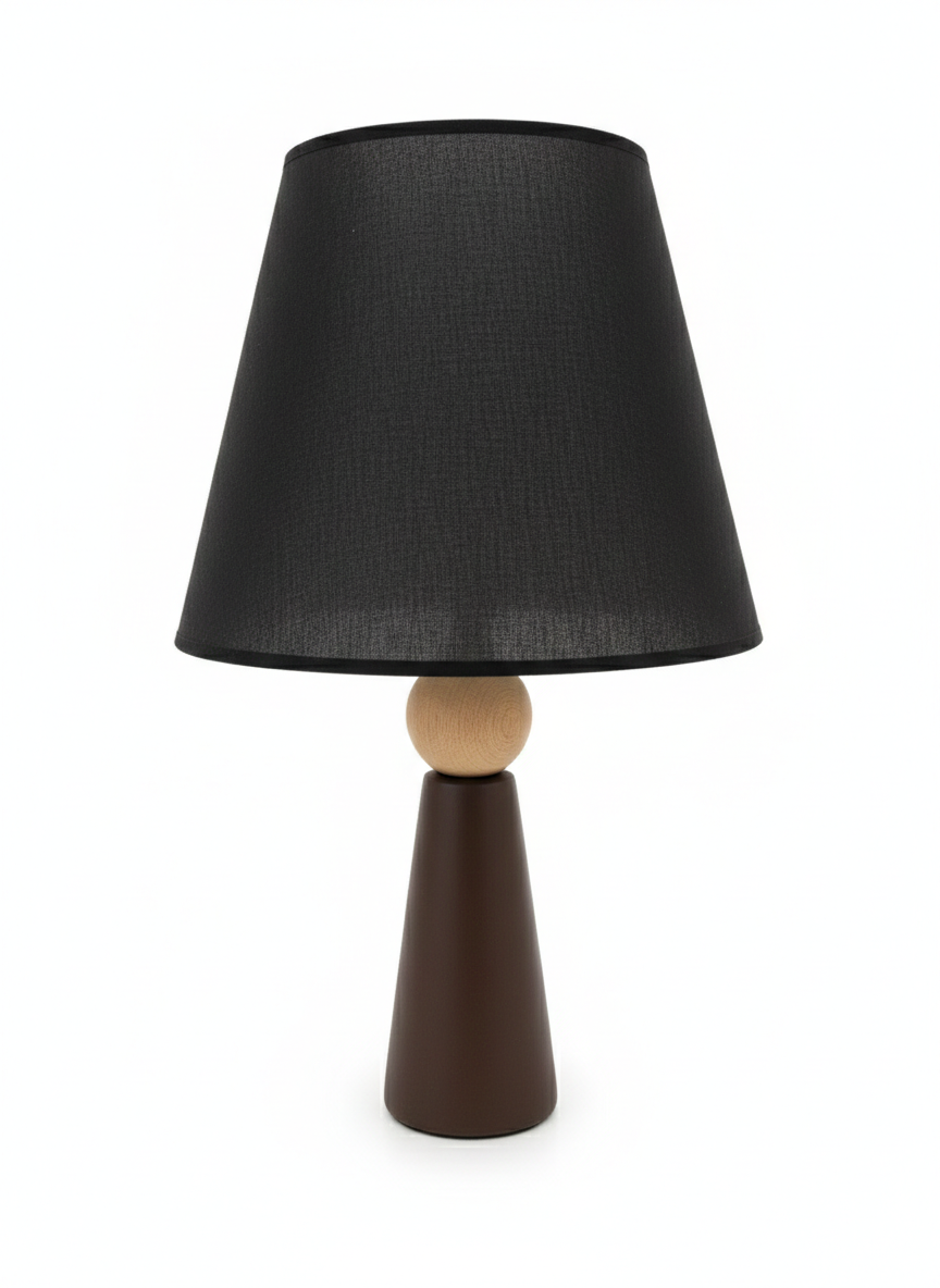 Minoa Masa Lambası-Kahverengi