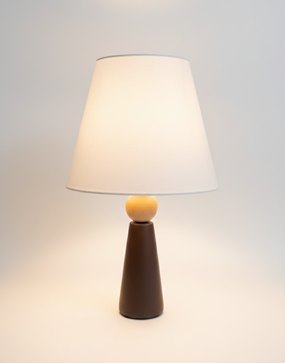 Minoa Masa Lambası-Kahverengi