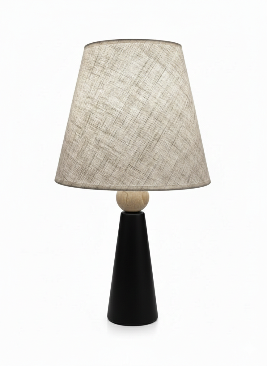 Minoa Masa Lambası-Siyah