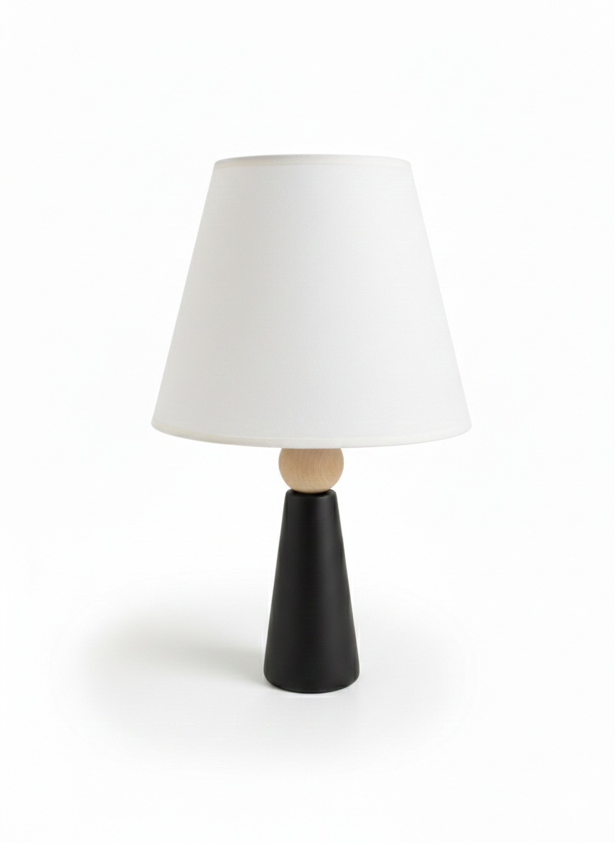 Minoa Masa Lambası-Siyah