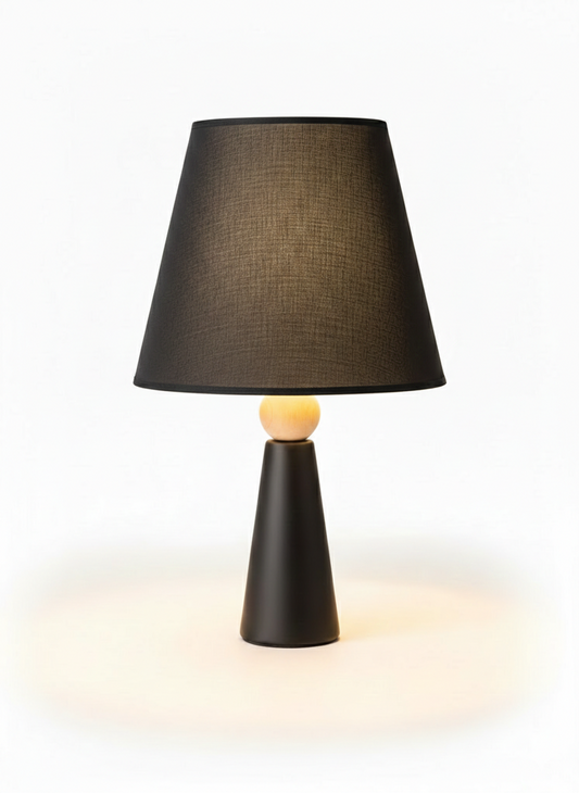 Minoa Masa Lambası-Siyah