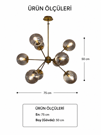 Orbit 9 Kollu Avize