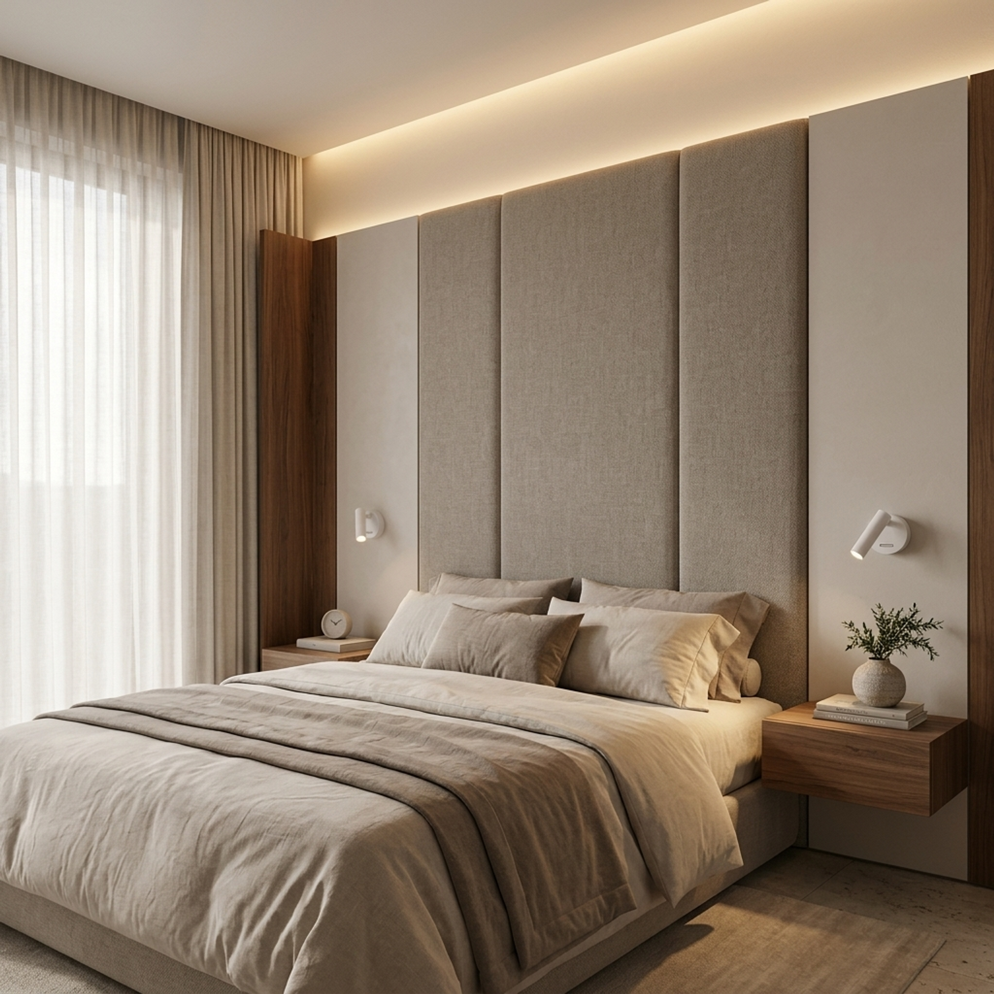 Otel Odası Yatak Başı spot özel