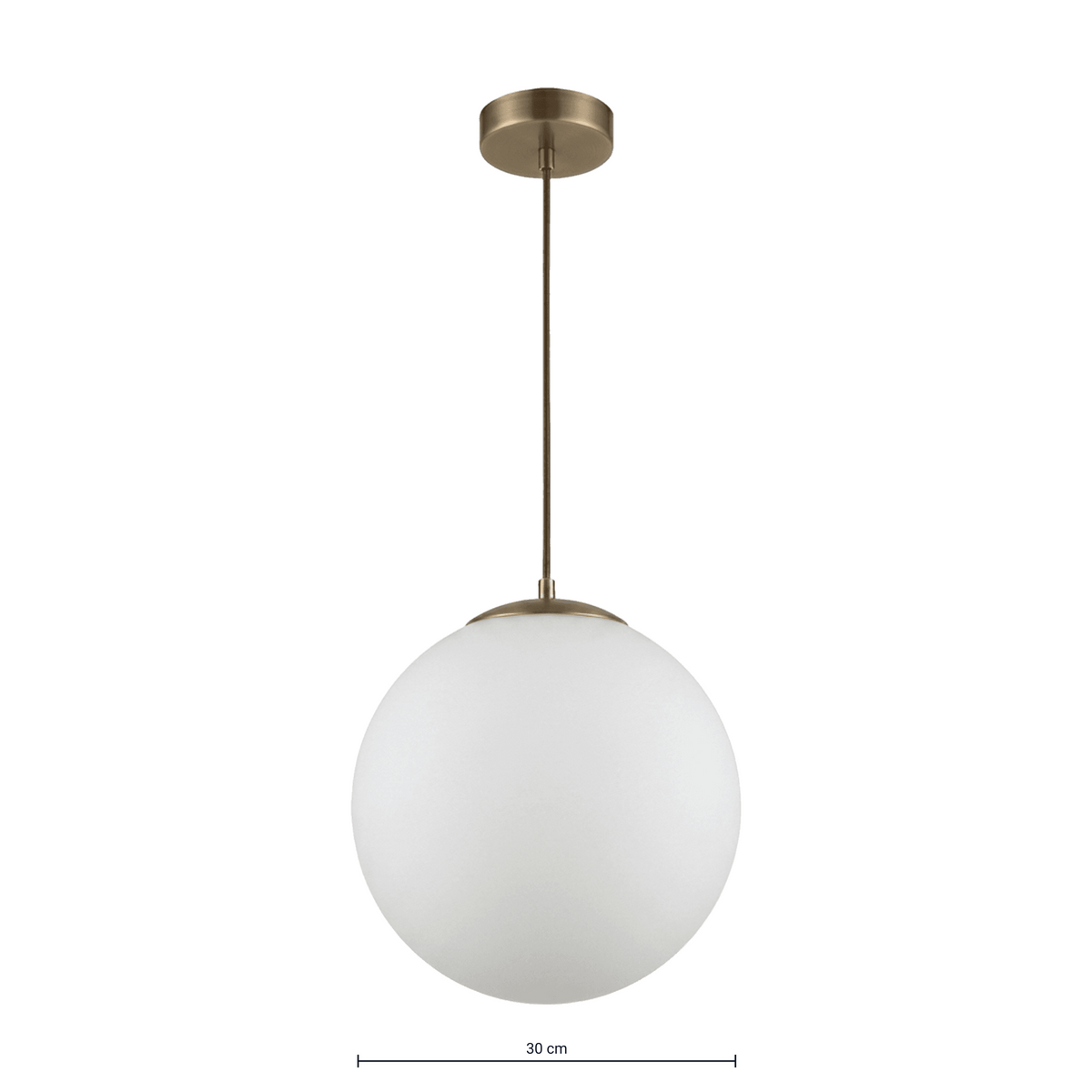 Roma Glop Cam Sarkıt Opal - 30 cm