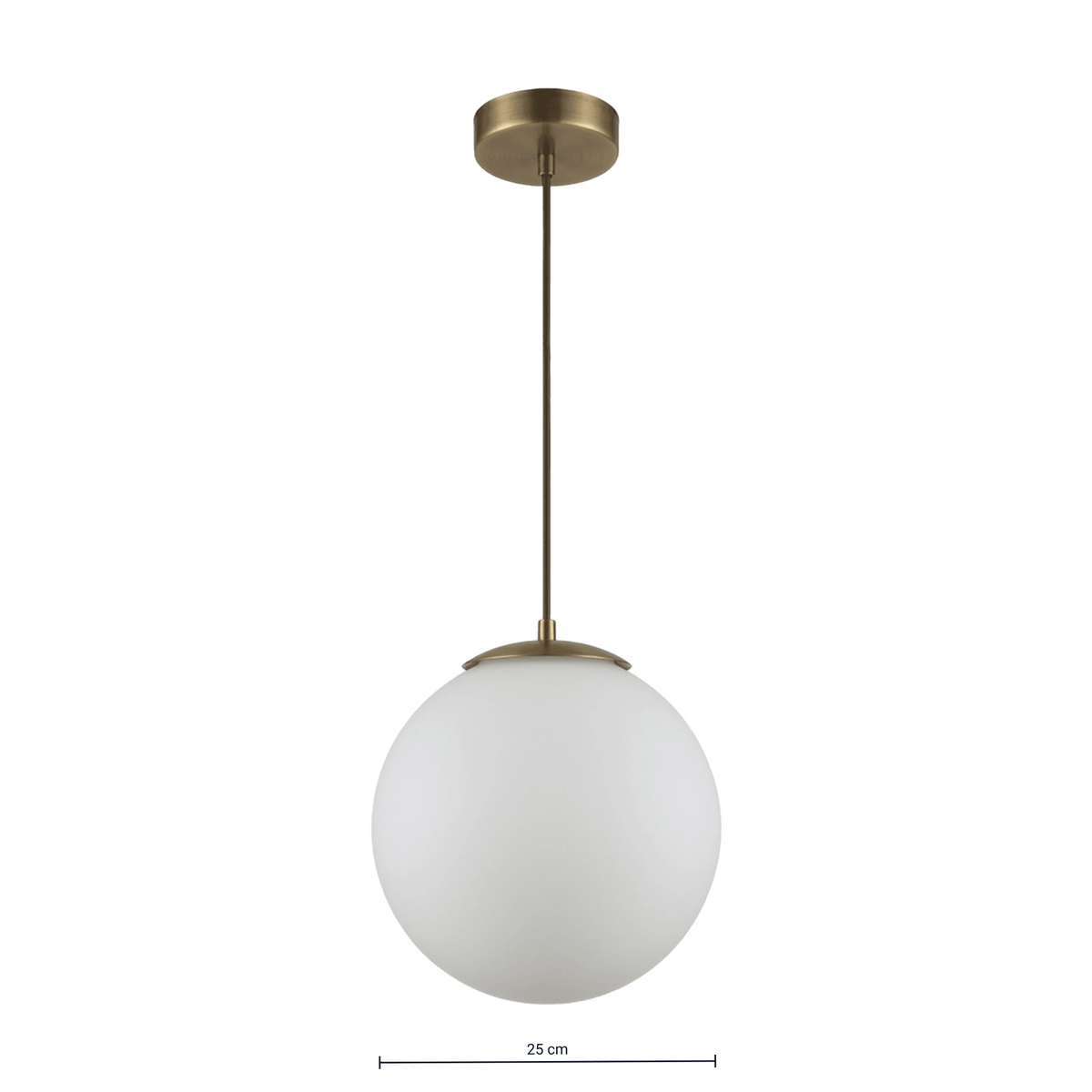 Roma Glop Cam Sarkıt Opal - 25 cm