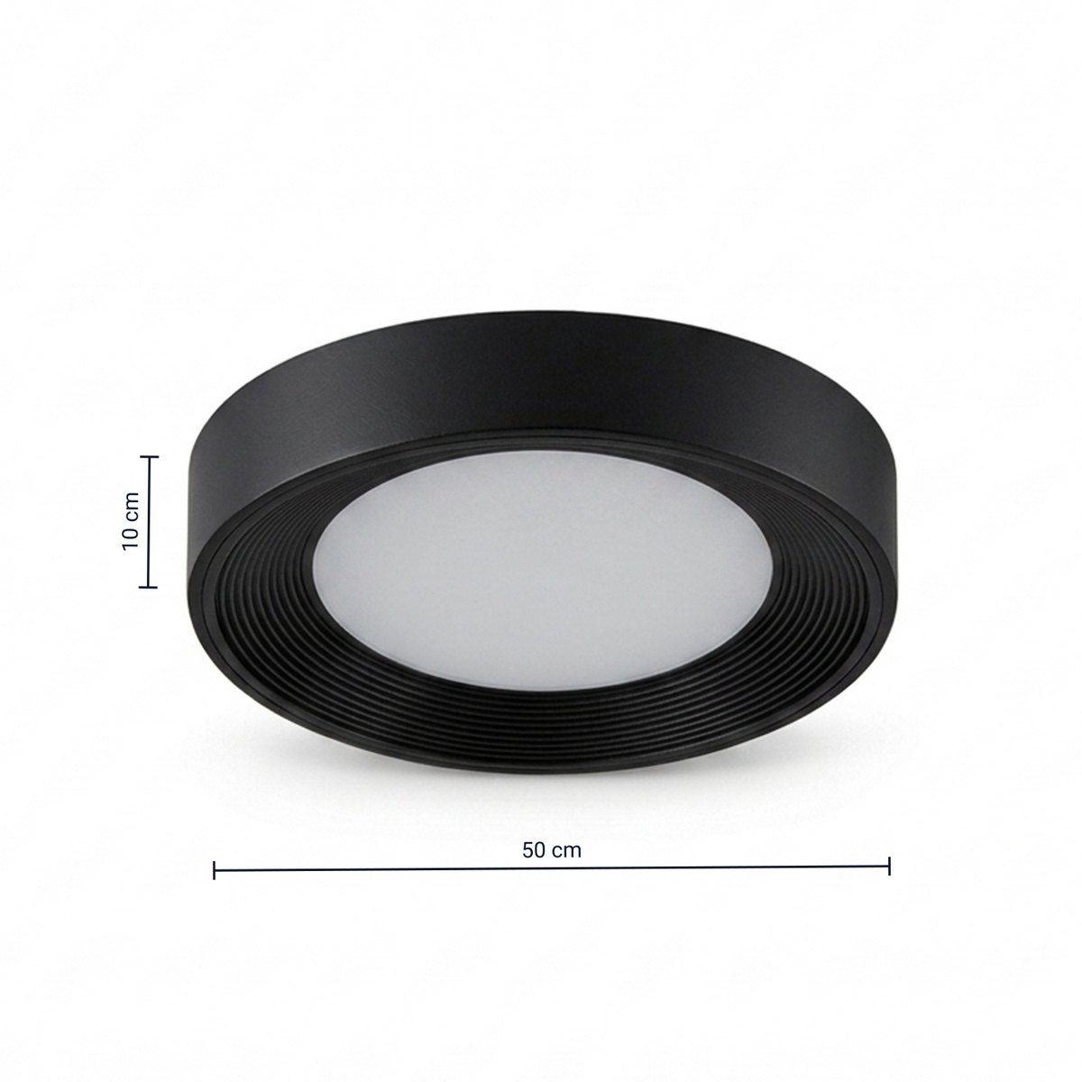 Stria Plafonyer Siyah - 50 cm