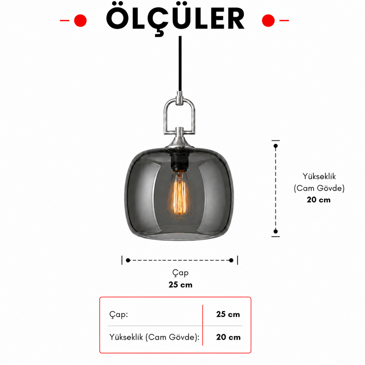 Aurelia Small Cam Sarkıt Krom