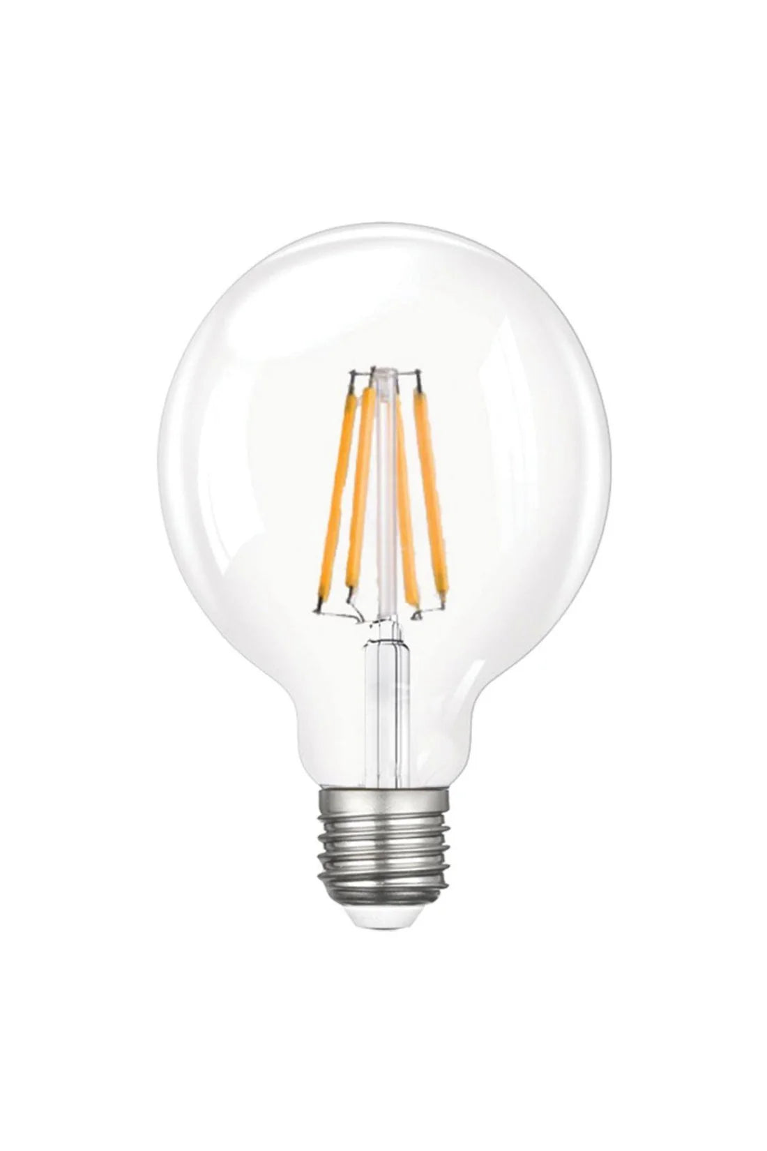 E-27 6 Watt 3000 K LED AMPUL - G95 / 5'lİ Set