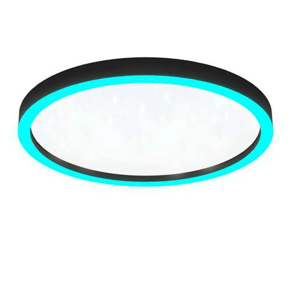 Montemorelos 57 Cm Siyah Tavan Armatürü RGB