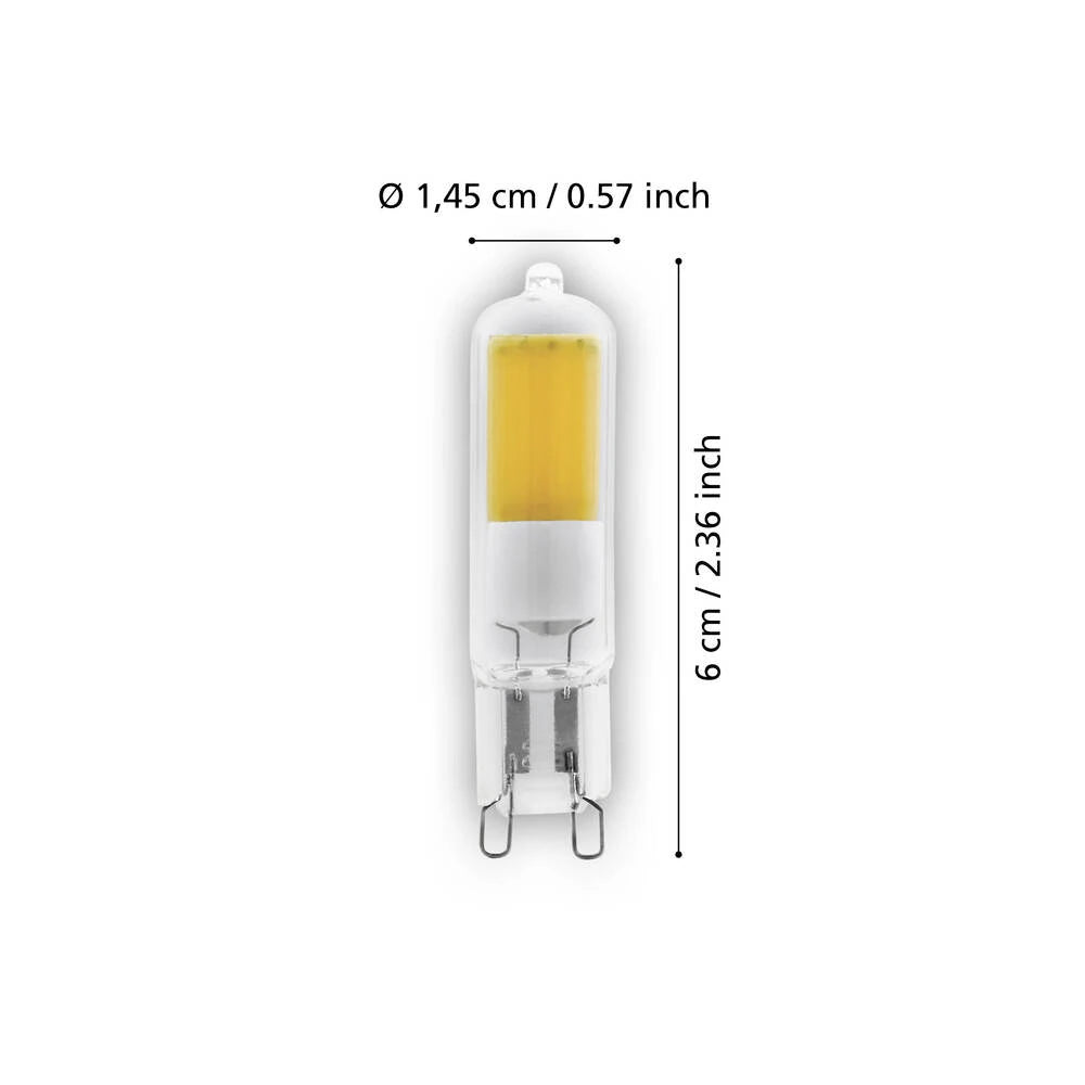 G9-Led Ampul 3X2W Şeffaf 3000K 200 Lümen 3’Lü Paket