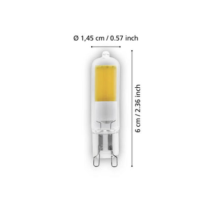 G9-Led Ampul 3X2W Şeffaf 3000K 200 Lümen 3’Lü Paket