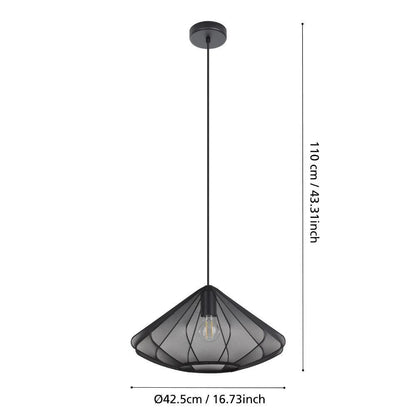 Dolwen 42,5 Cm Siyah Sarkıt