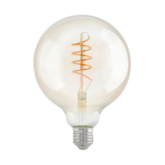 E27-Led-G125 Ampul 1X4W Amber 2200K 270 Lümen