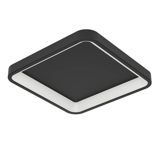 LORETELLO-Z 35 Cm Uzunluğunda Siyah Çelik Tavan Armatürü