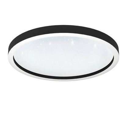 Montemorelos 57 Cm Siyah Tavan Armatürü RGB