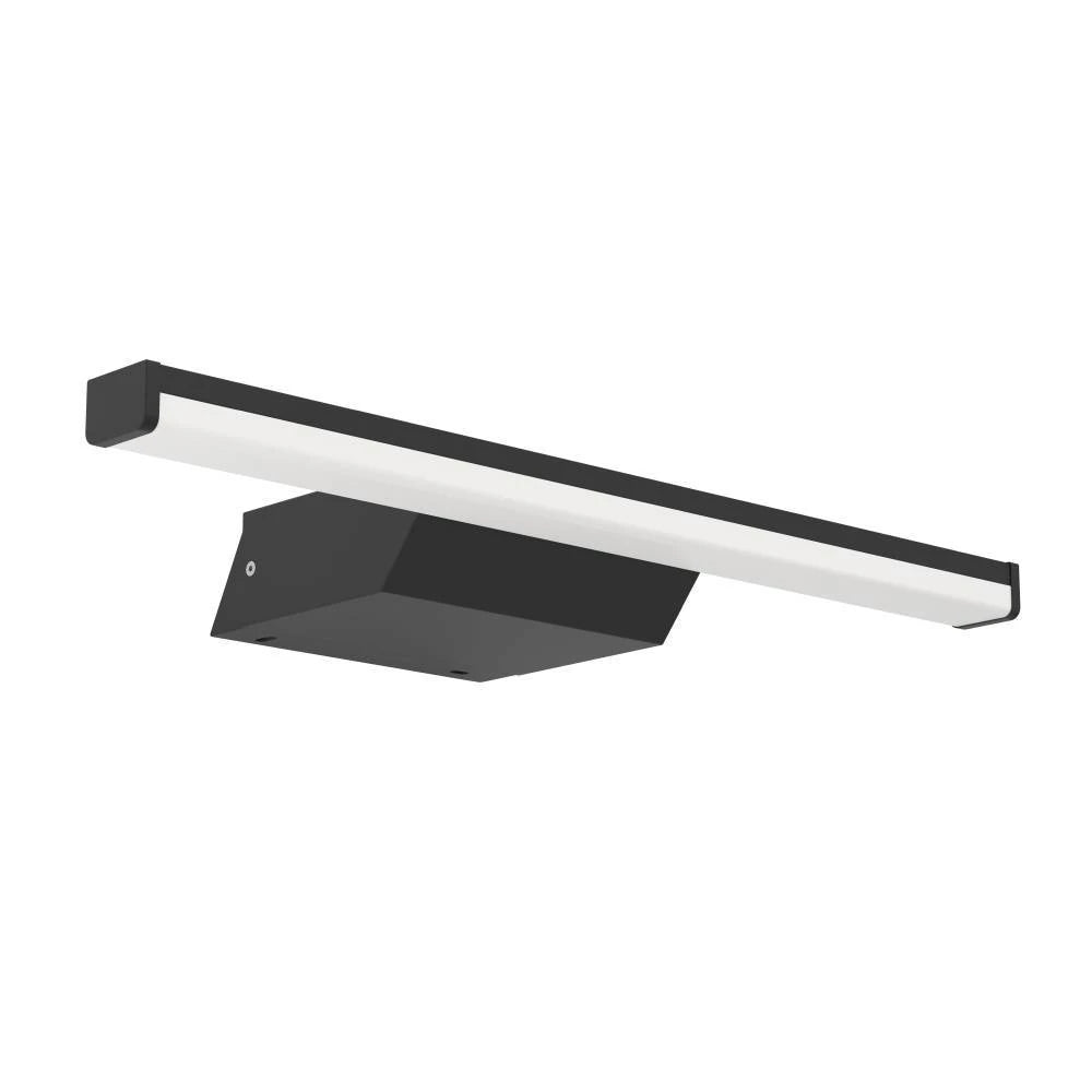 REGELLO-Z Plastik, Alüminyum Siyah Ayna Ve Tablo Üzeri Aydınlatması Ip44 RGB