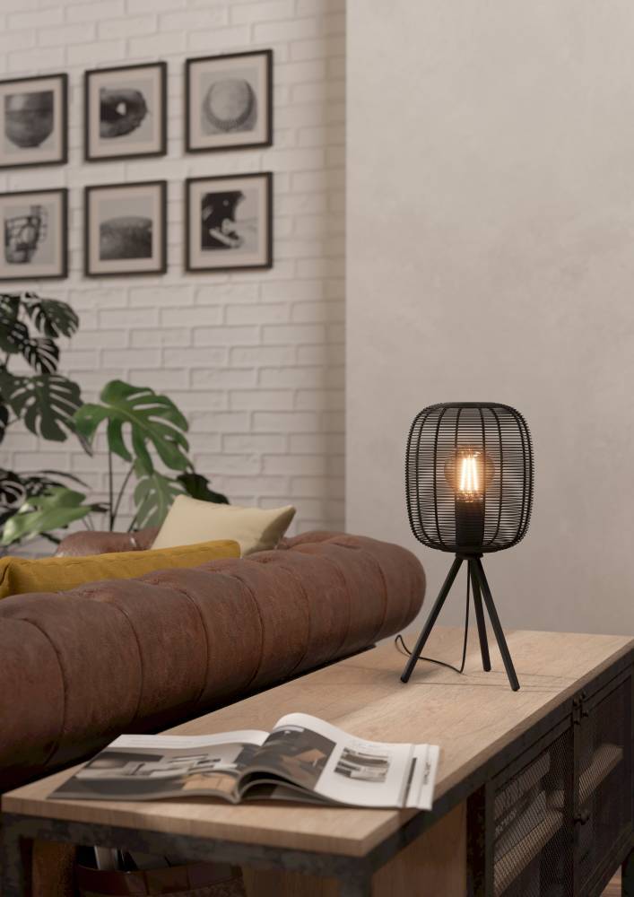 RINROE 44 Cm Yüksekliğinde Çelik Masa Lambası