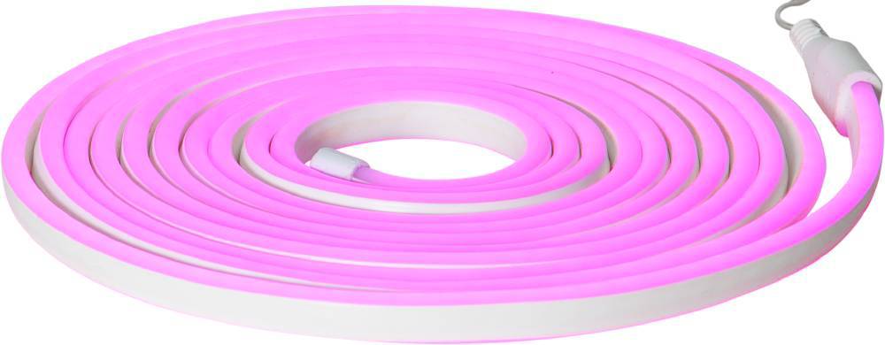 FLATNEONLED 500 Cm Uzunluğunda Dış Mekan Bahçe Aydınlatması Ağaç Pembe Led Şerit Ip44
