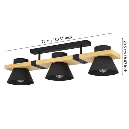 Maccles 78 Cm Kahverengi Tavan Armatürü