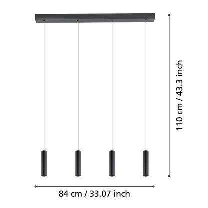 Almudaina  Siyah Sarkıt - Lineer