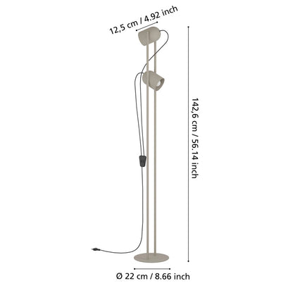 Tilston 142 cm Kum Rengi Lambader
