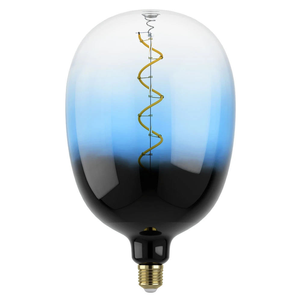 27-Led-T180 Ampul 1X4W Siyah-Mavi-Şeffaf 2000K 85 Lümen Dim Edilebilir