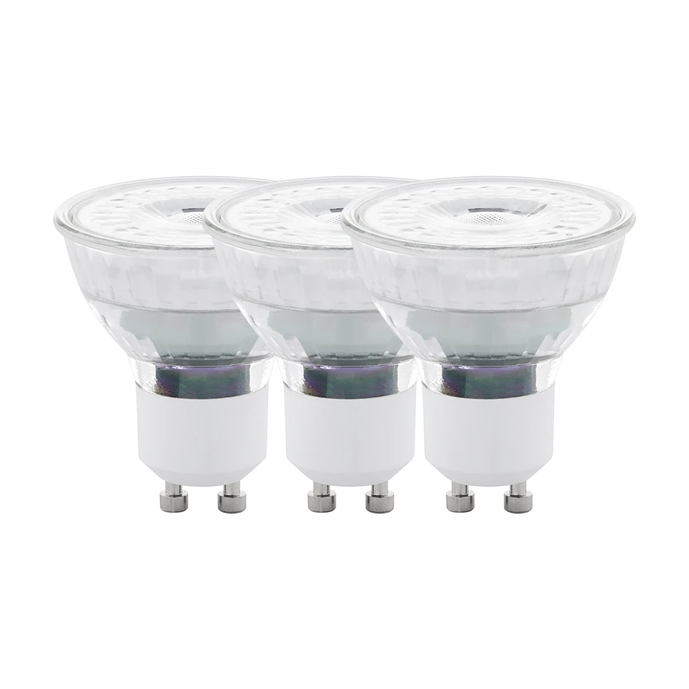 GU10-Led Ampul 3X4,5W Şeffaf 2700K 345 Lümen 3’Lü Paket