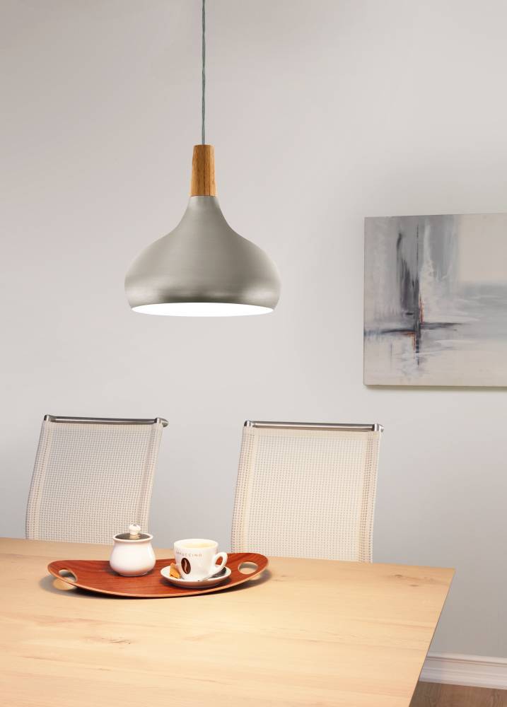 Sabinar 28 Cm Fırçalanmış Gümüş Sarkıt