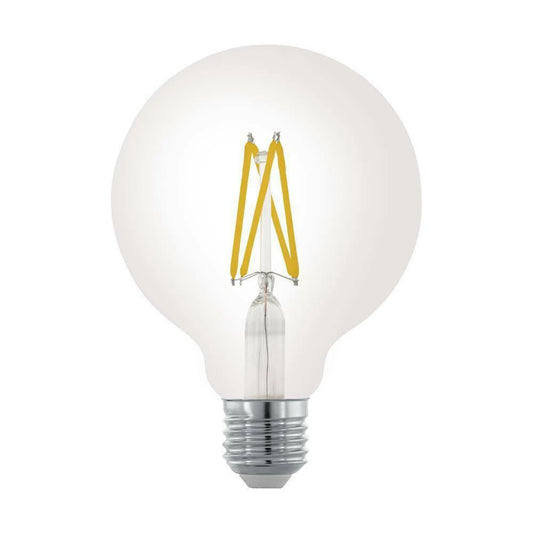 E27-Led-G95 Ampul 1X7,5W Şeffaf 2700K 806 Lümen Dim Edilebilir
