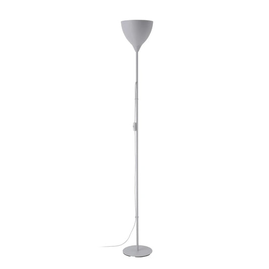 VILASTROSI-E 165 Cm Yüksekliğinde Gümüş Plastik Çelik Köşe Lambası Lambader