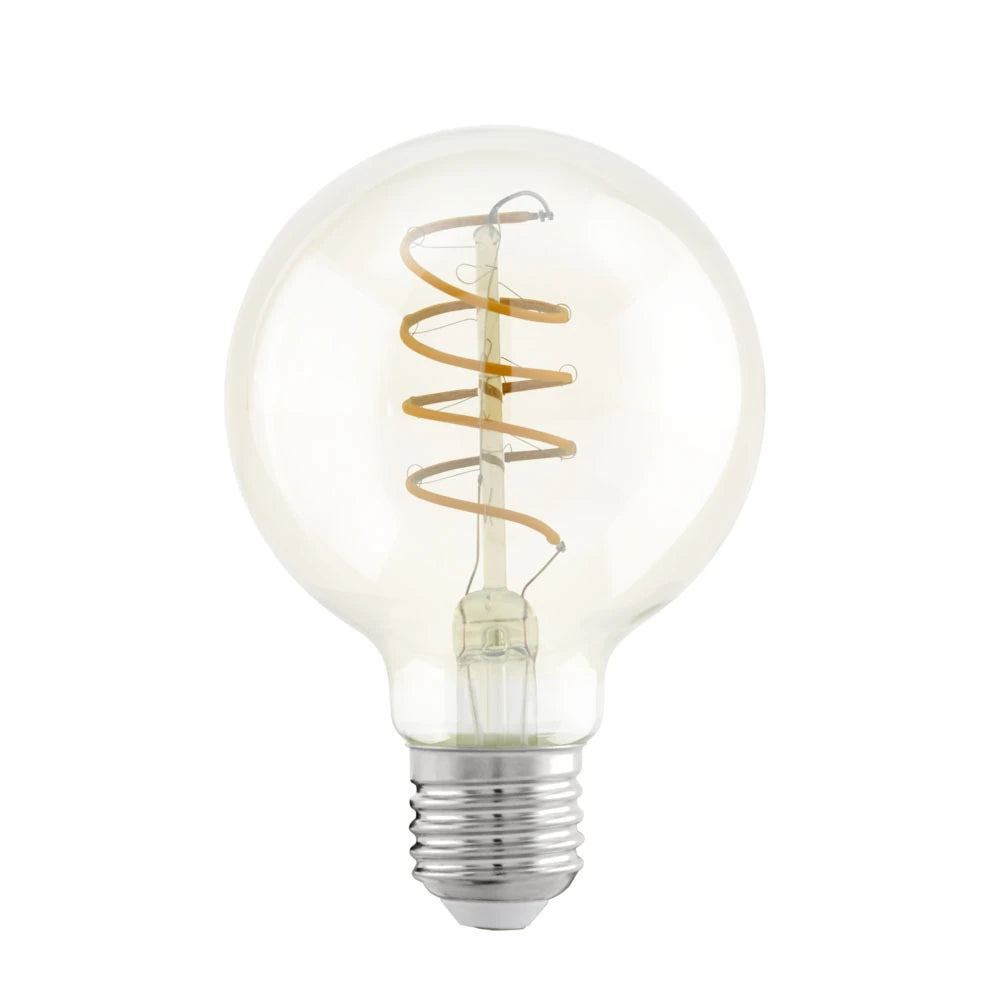E27-Led-G80 Ampul 1X4W Amber 2200K 270 Lümen