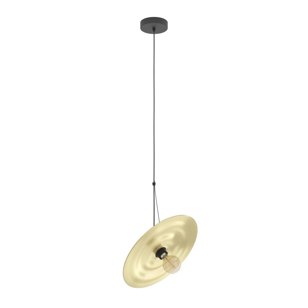 LINTMILL 110 Cm Yüksekliğinde 40 Cm Çapında Çelik Sarkıt Avize