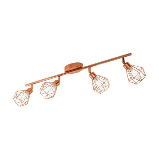 ZAPATA 4X3W Çelik Bakır Sıva Üstü Spot